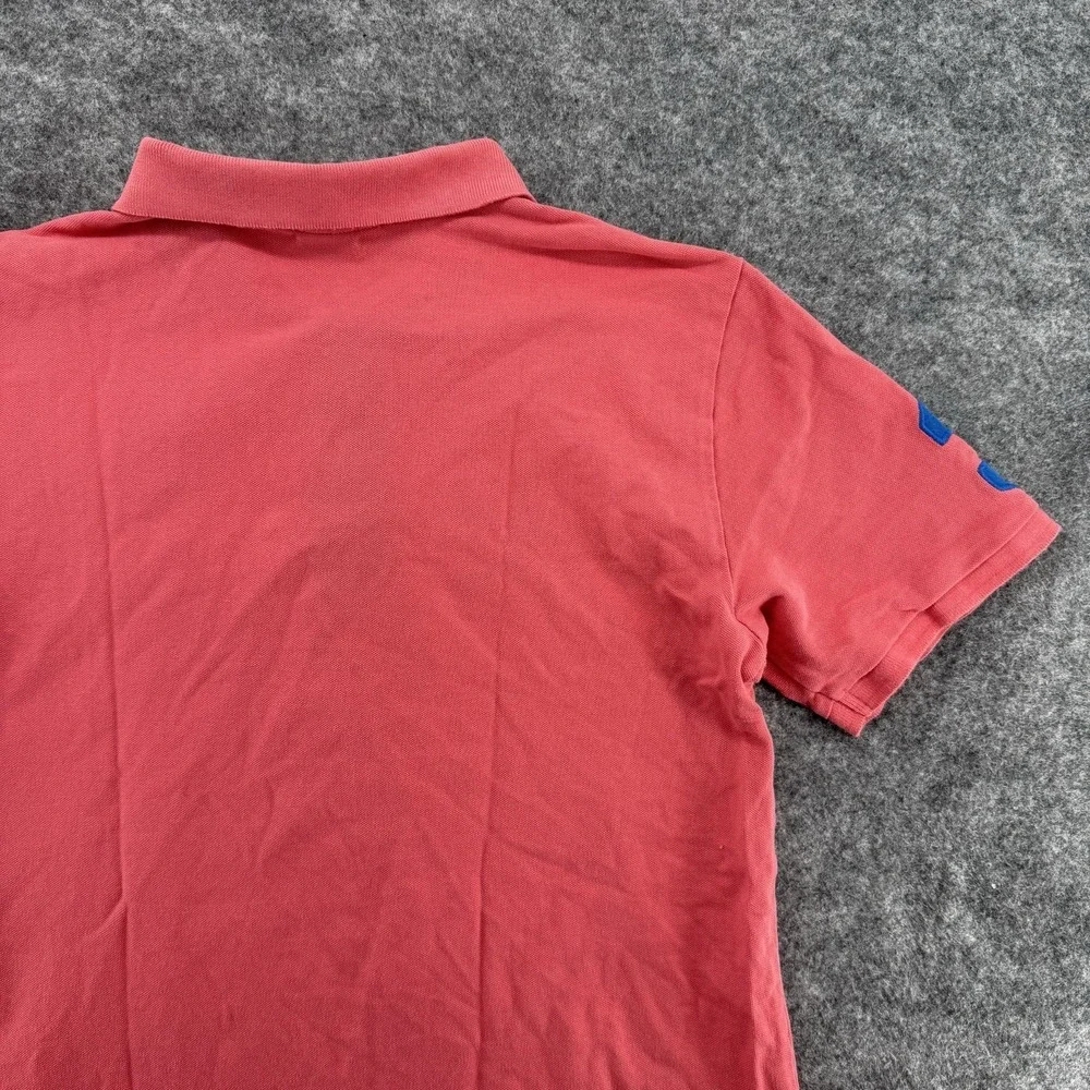 U.S. Polo Assn‎ Polo Shirt Kids XXL 16 Pink Short Sleeve Embroidered Logo